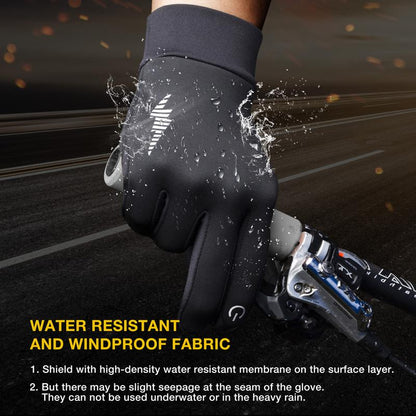 Winter Gloves waterproofing Touch Screen Liners Thermal Warm Perfect for Cycling, Running, Driving, Hiking, Walking, Texting, Freezer Work,