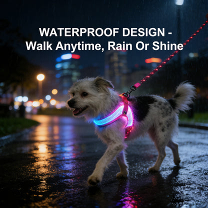 LED Dog Leash No Waves, No Heat, Just Light Night Walks Shouldn’t Be Dangerous.