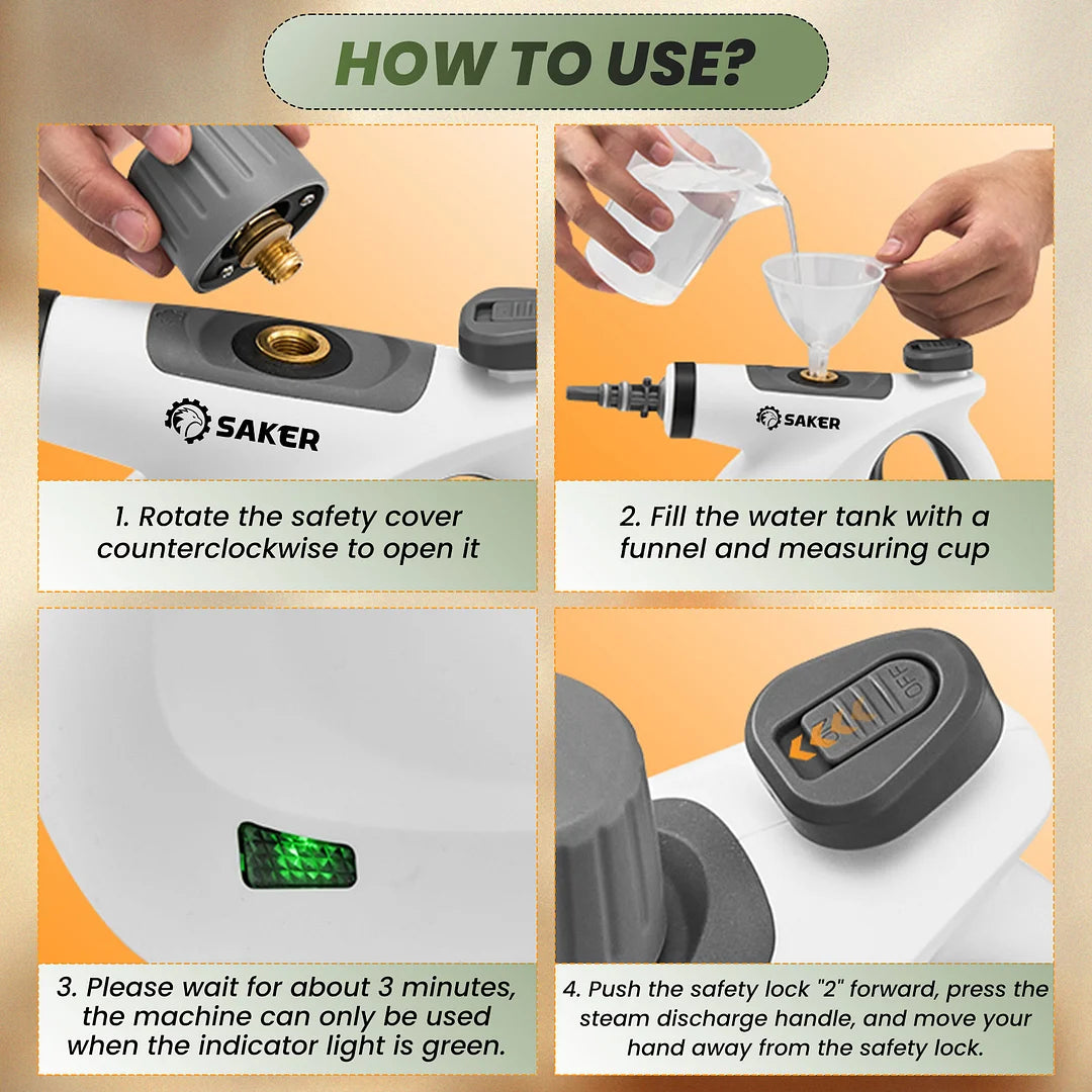 Handheld Steam Cleaner For Home Use