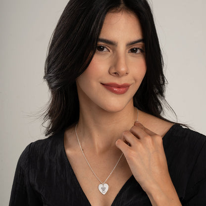 Pet Face Heart Necklace