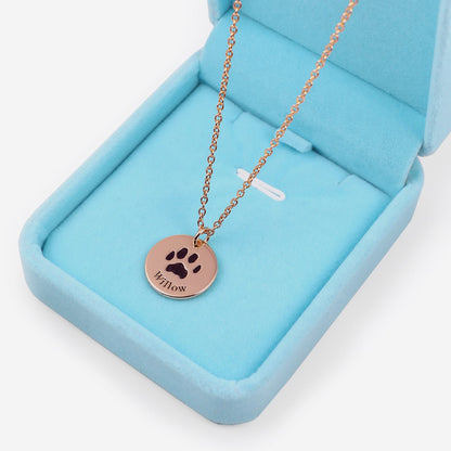 Pawprint Necklace