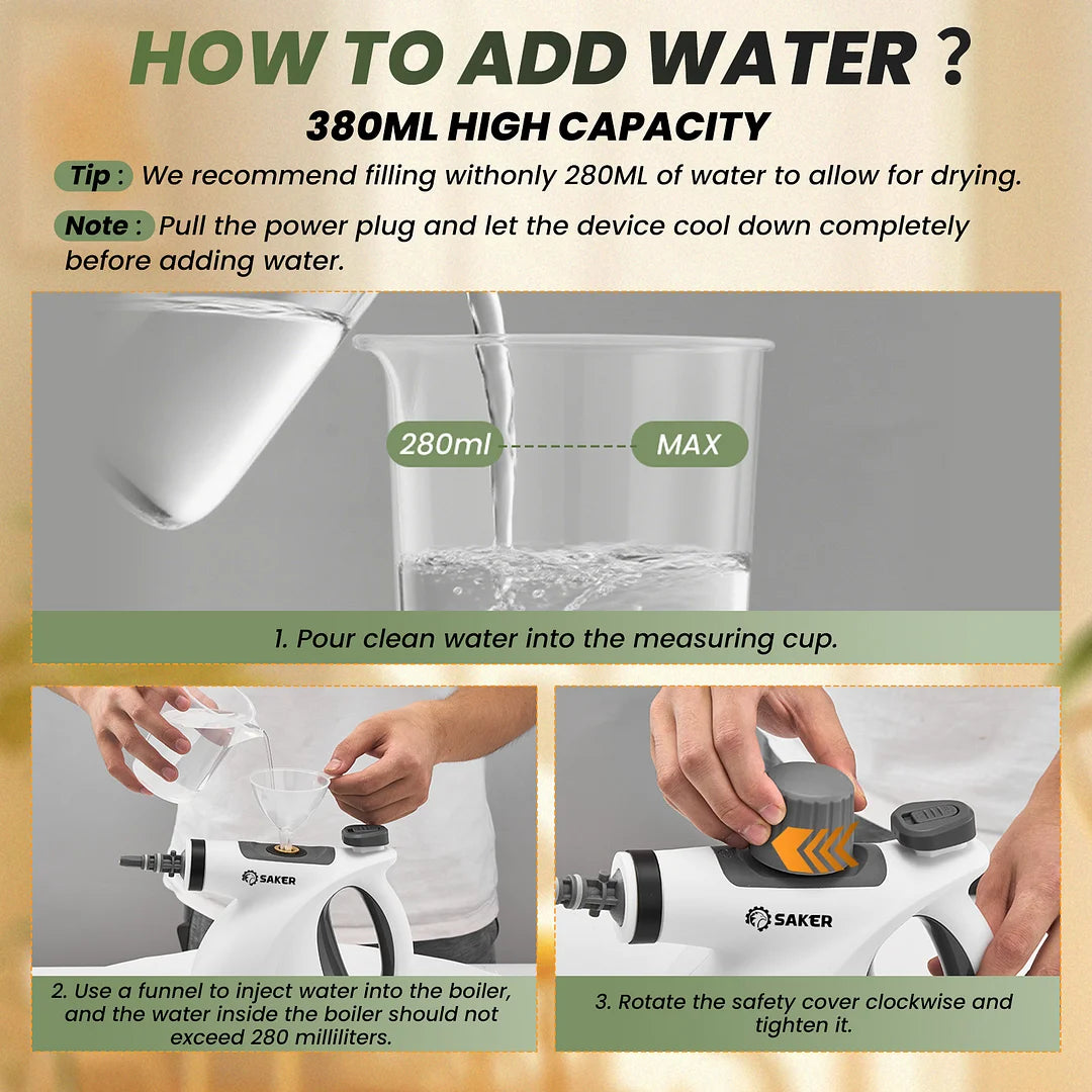 Handheld Steam Cleaner For Home Use